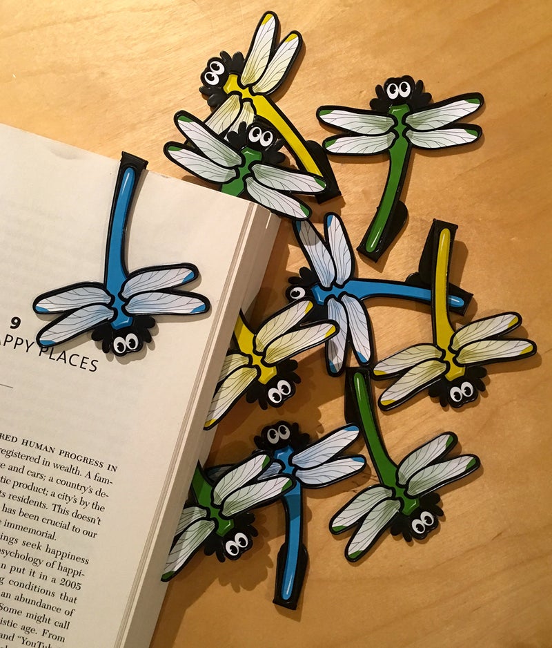 Fun-N-Nuf Ladybug Clip Bookmarks for Kids Students Cool Cute Animal Set of 10 Bulk Bookmark Funny Wacky Classroom Reading Incentives Library Rewards Novelty Party Favors Fun Prizes for Summer Reading Programs - Image 5